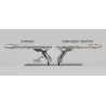 Jango invisible raw steel stand