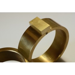 Princess brass handcuffs