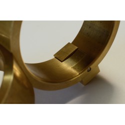 Princess brass handcuffs