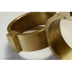 Princess brass handcuffs