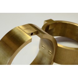 Princess brass handcuffs