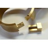 Princess brass handcuffs