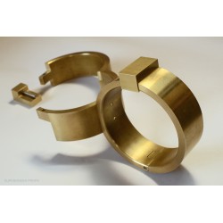 Princess brass handcuffs