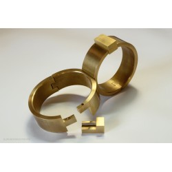 Princess brass handcuffs